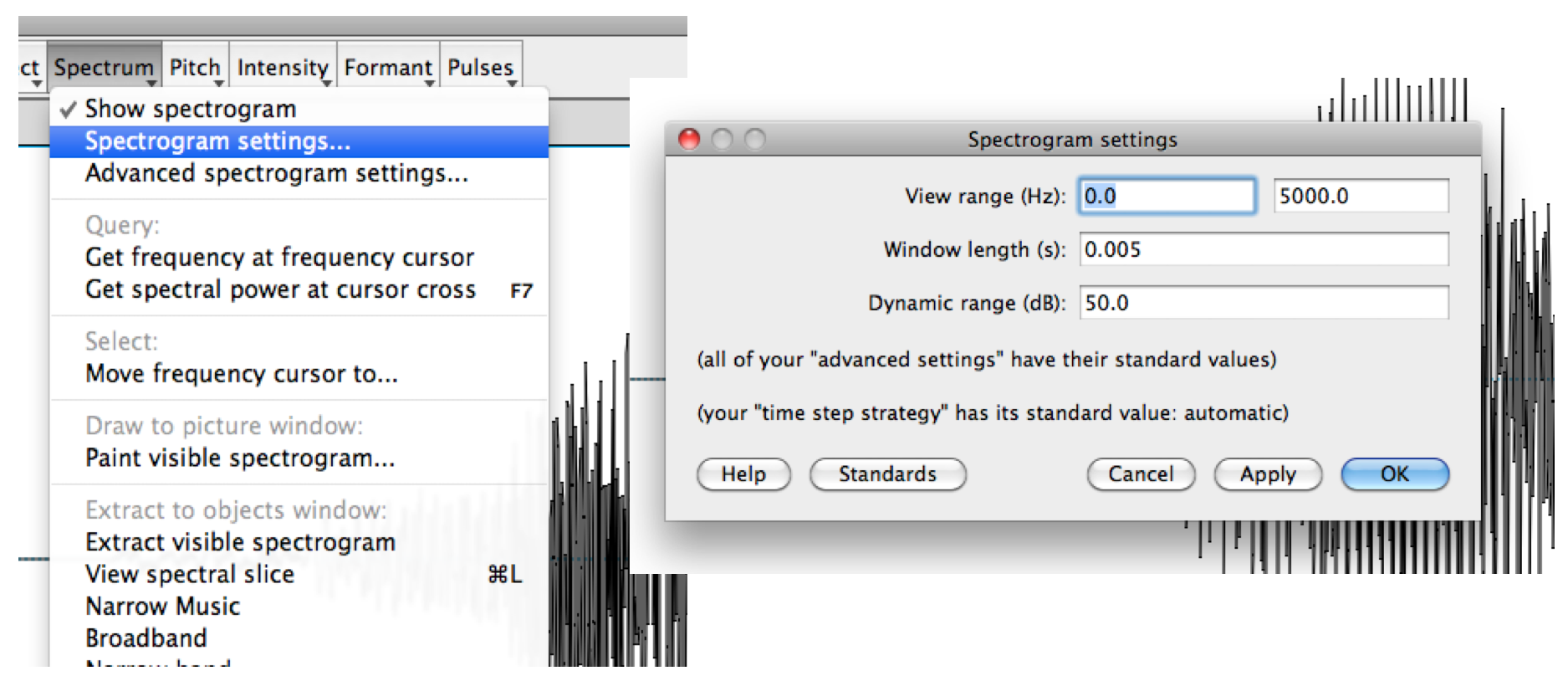 You can make the spectrogram broad-band again!